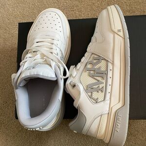AMIRI White Star-Patterned Sneakers